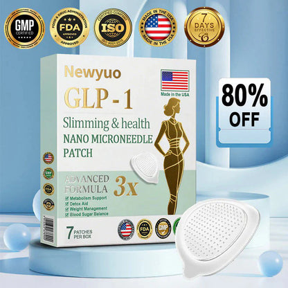 【Last Three Days Promotion 80% OFF🔥】Newyuo™ NIDDK-Tirzepatide Slimming & health NANO MICRONEEDLE PATCH🇺🇸👨‍⚕️（Zero Pain, 24/7 Release | Lose 20lbs FAST | 90% Sugar Drop | ）🔥🎁